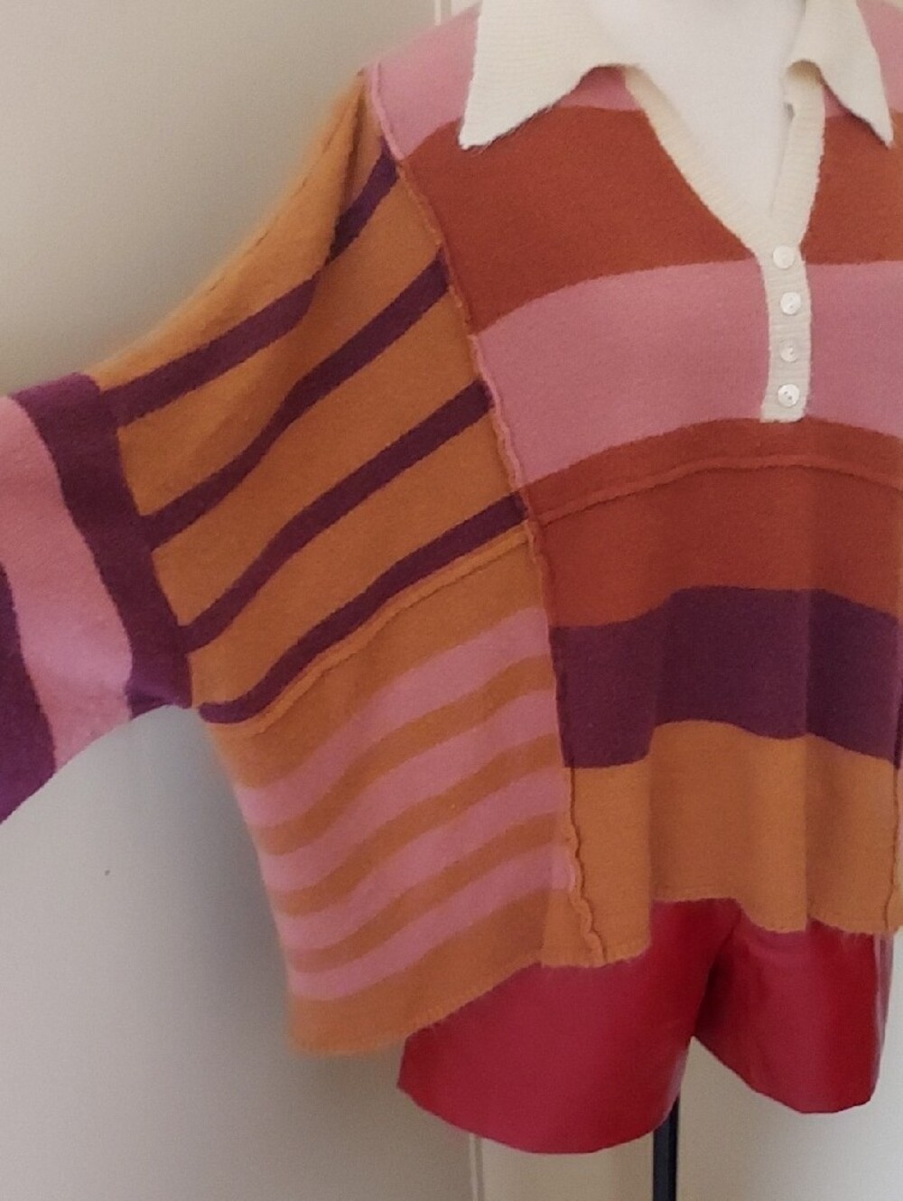 Easel Rugby Styled Sweater - Picture 3 of 5